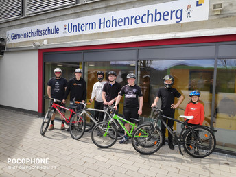 Bike-AG freut sich über Mountainbike-Spenden