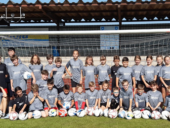 Professionelles Fußball-Training an der GMS in Waldstetten
